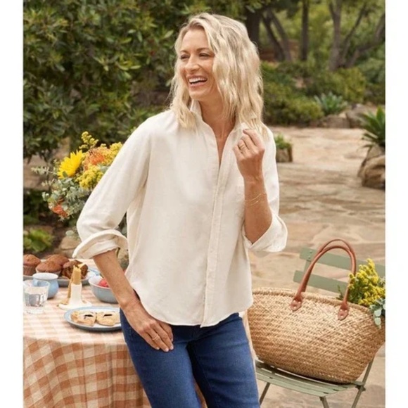 Frank & Eileen flannel EILEEN relaxed shirt XXS